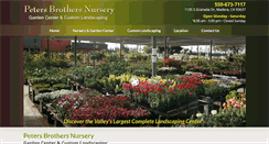 Desktop Screenshot of petersbrothersnursery.com