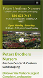 Mobile Screenshot of petersbrothersnursery.com